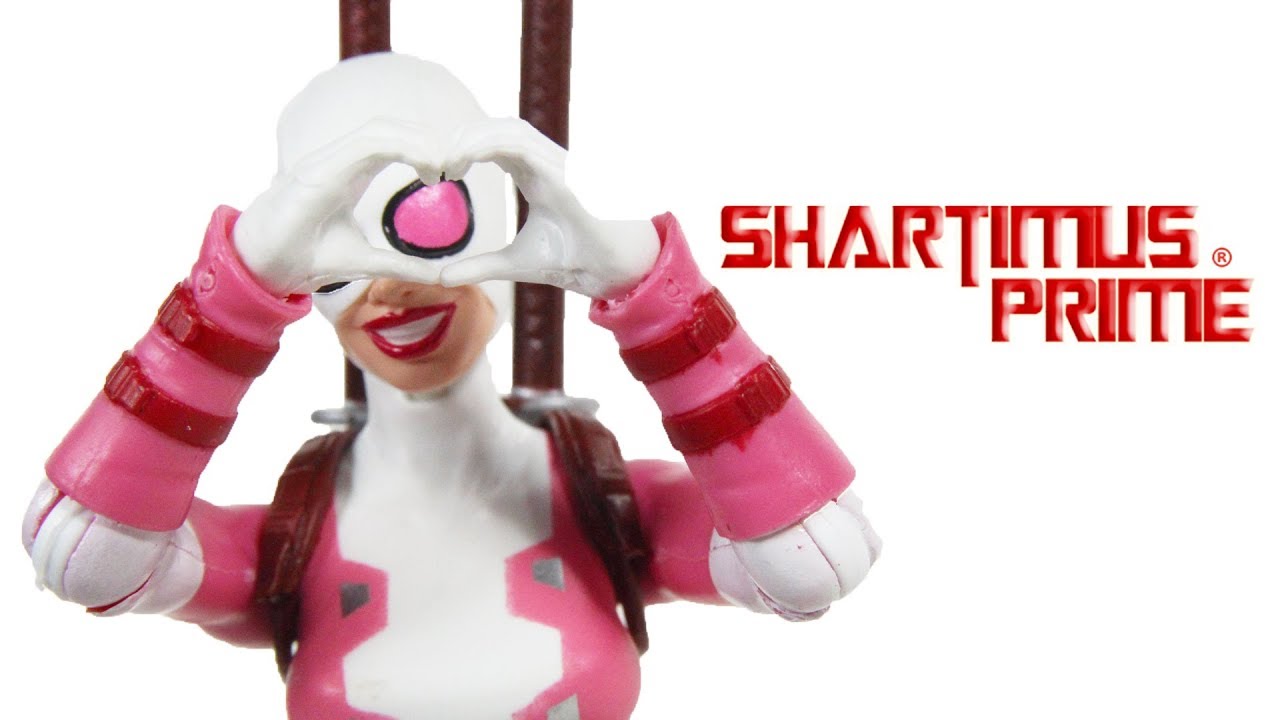 Marvel Legends Gwenpool Lizard BAF 2018 Spider-Man Wave Hasbro Action Figure Toy Review
