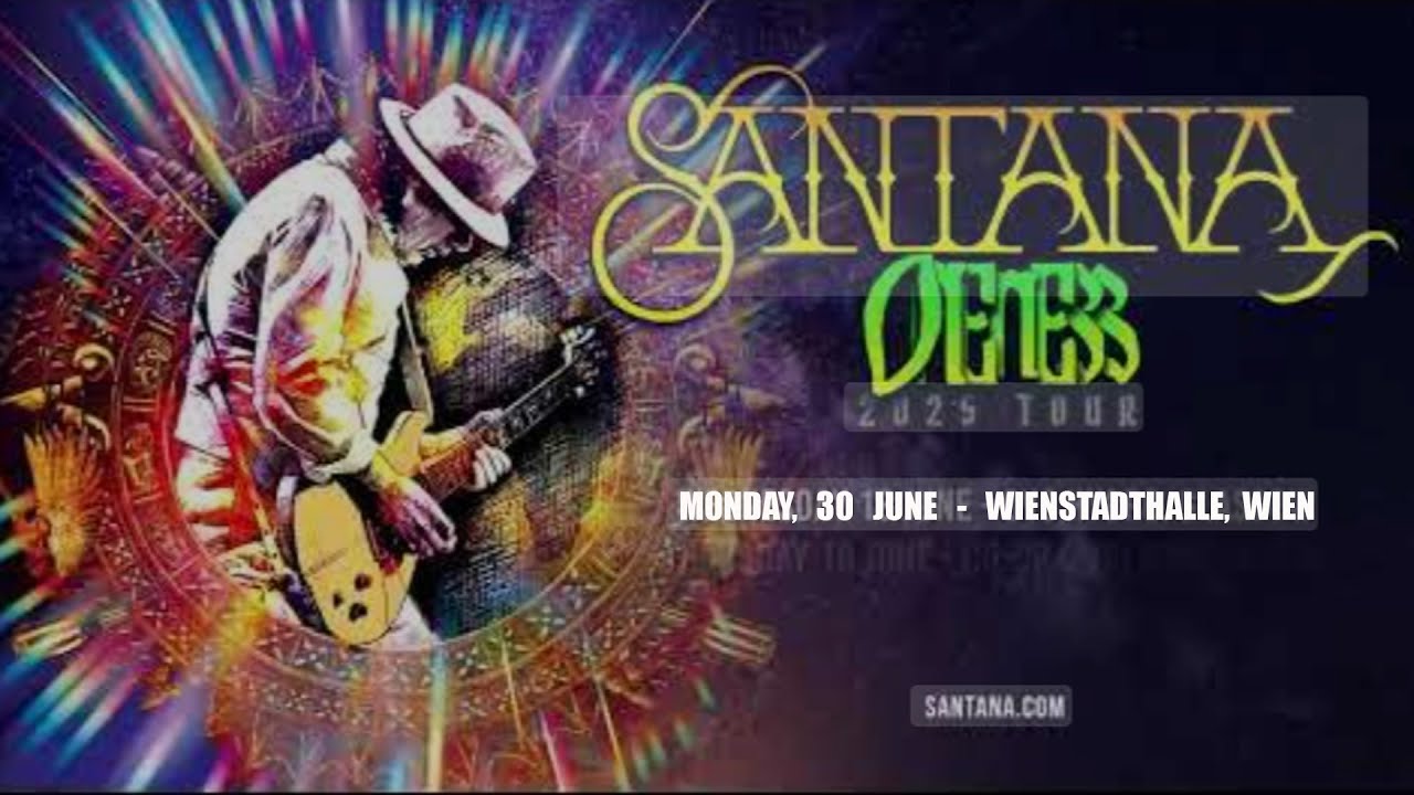 Carlos Santana Live in Vienna 2025 | A Message of Peace & Unity
