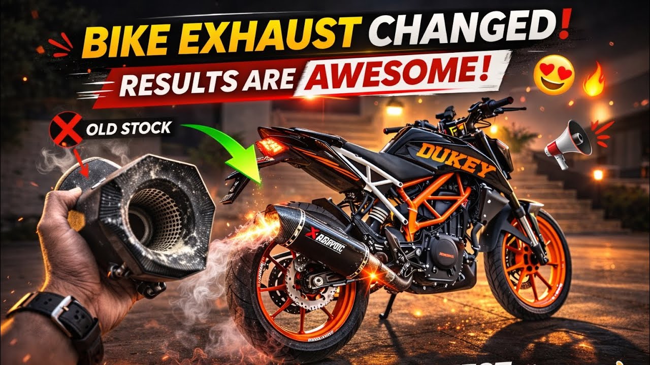 installing new exhaust  exhaust  sound is amazing ￼￼😱….