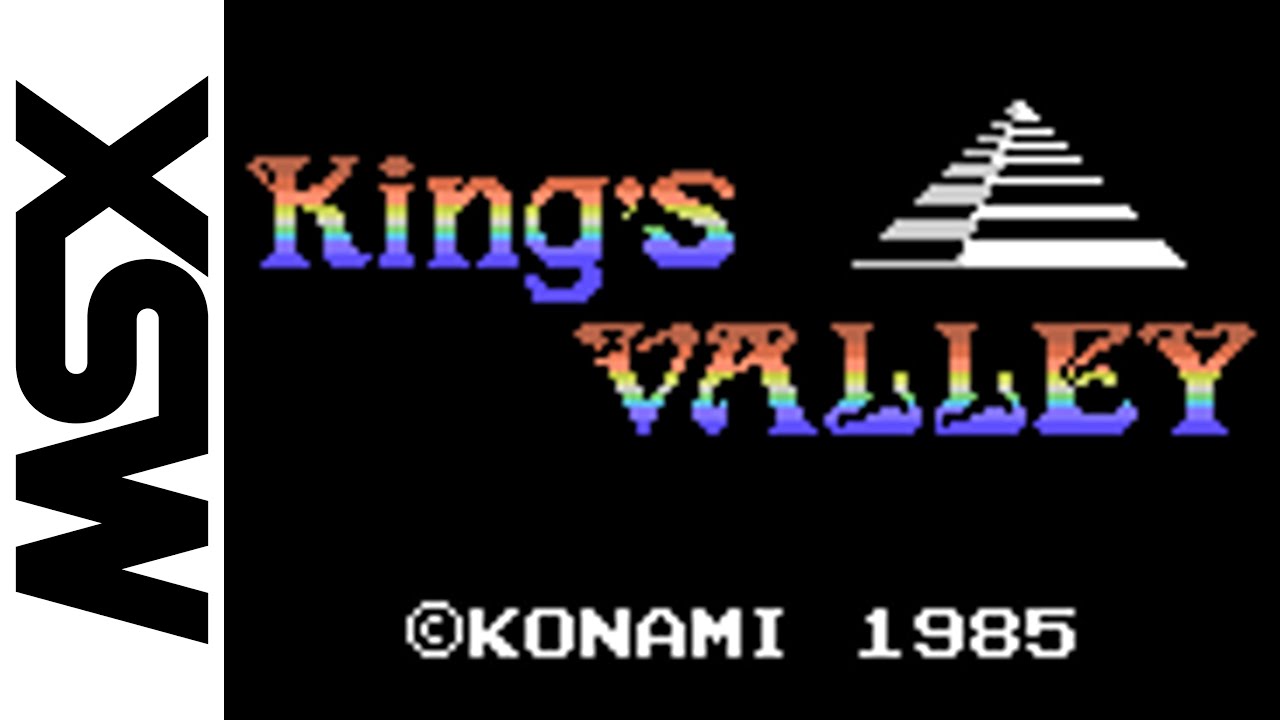 [MSX] King's Valley (1985) Longplay