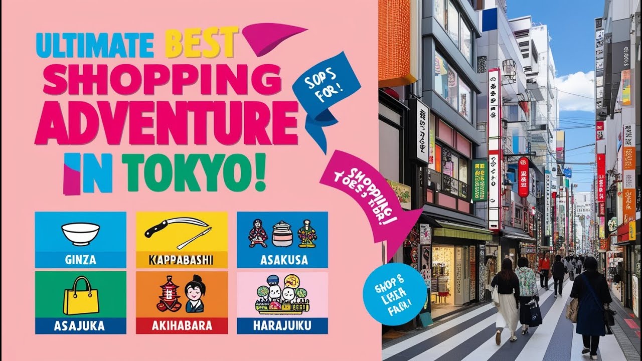 I'm Obsessed with Tokyo's Top 3 Shopping Districts!