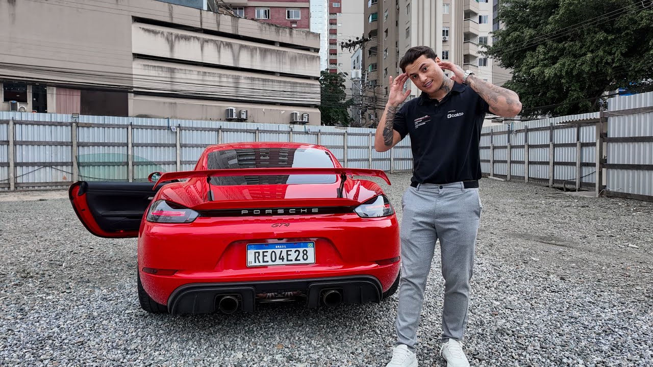 POV: Você comprou a Porsche GT4 mais barulhenta do Brasil