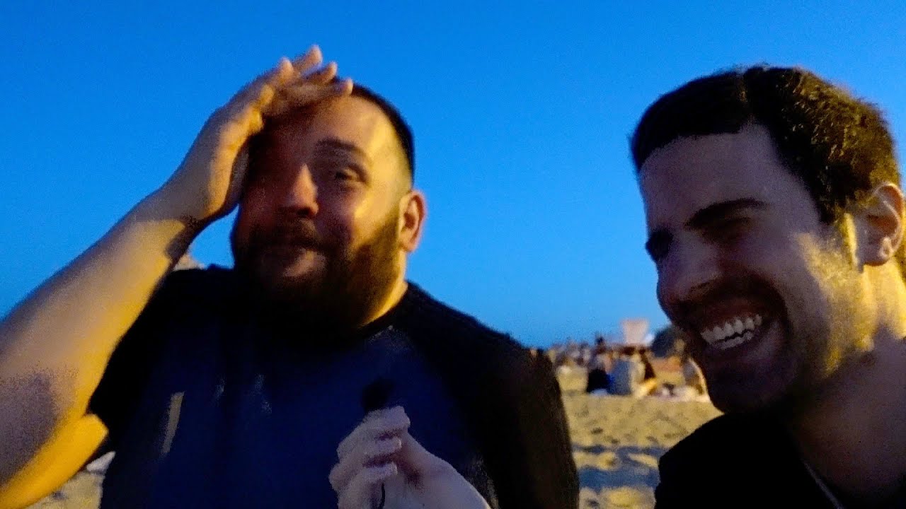 CIEGAS FESTEJANDO EN LA PLAYA
