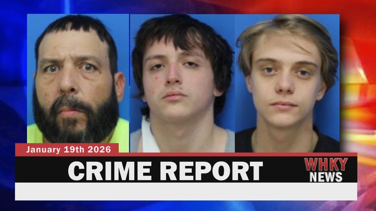 WHKY News Crime Report, Monday January 19, 2026