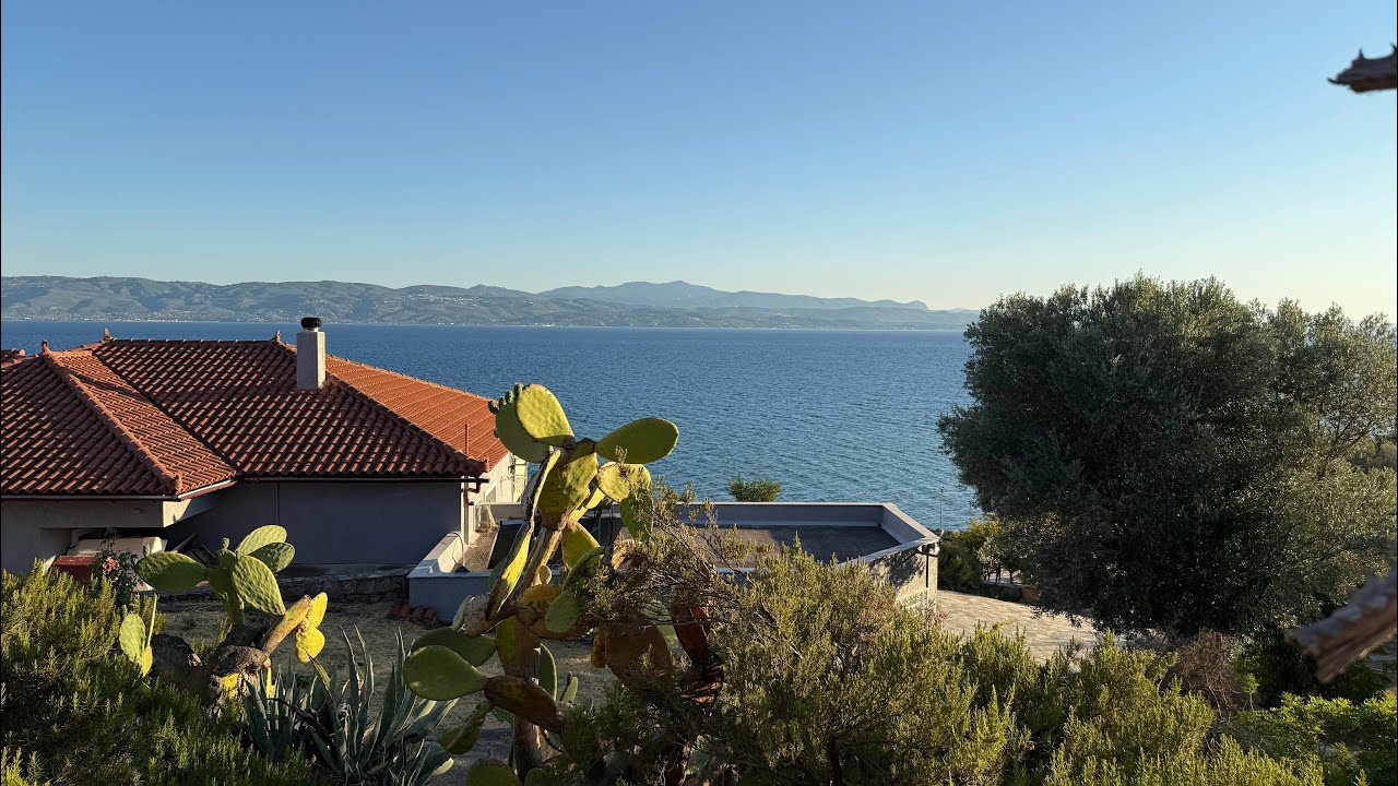 For sale Luxury Villa 571 sq m. with Private Beach and Guesthouses in Amarynthos, Evia 
