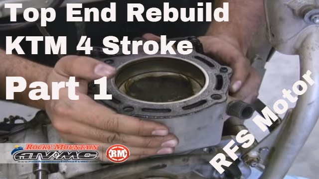Motorcycle Top End Rebuild for 4-Stroke (Part 1 of 2)