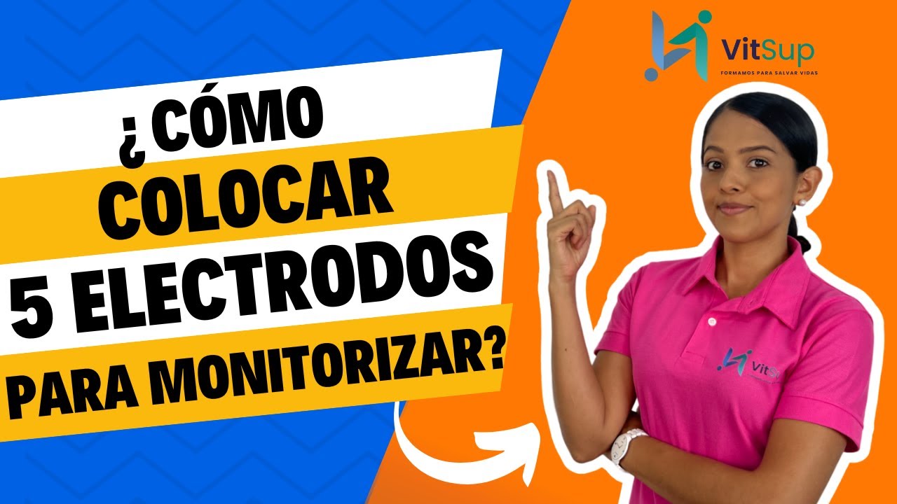 ¿COMO COLOCAR 5 ELECTRODOS PARA MONITORIZAR? EKG CONTINUA - MONITOR MULTIPARÁMETROS