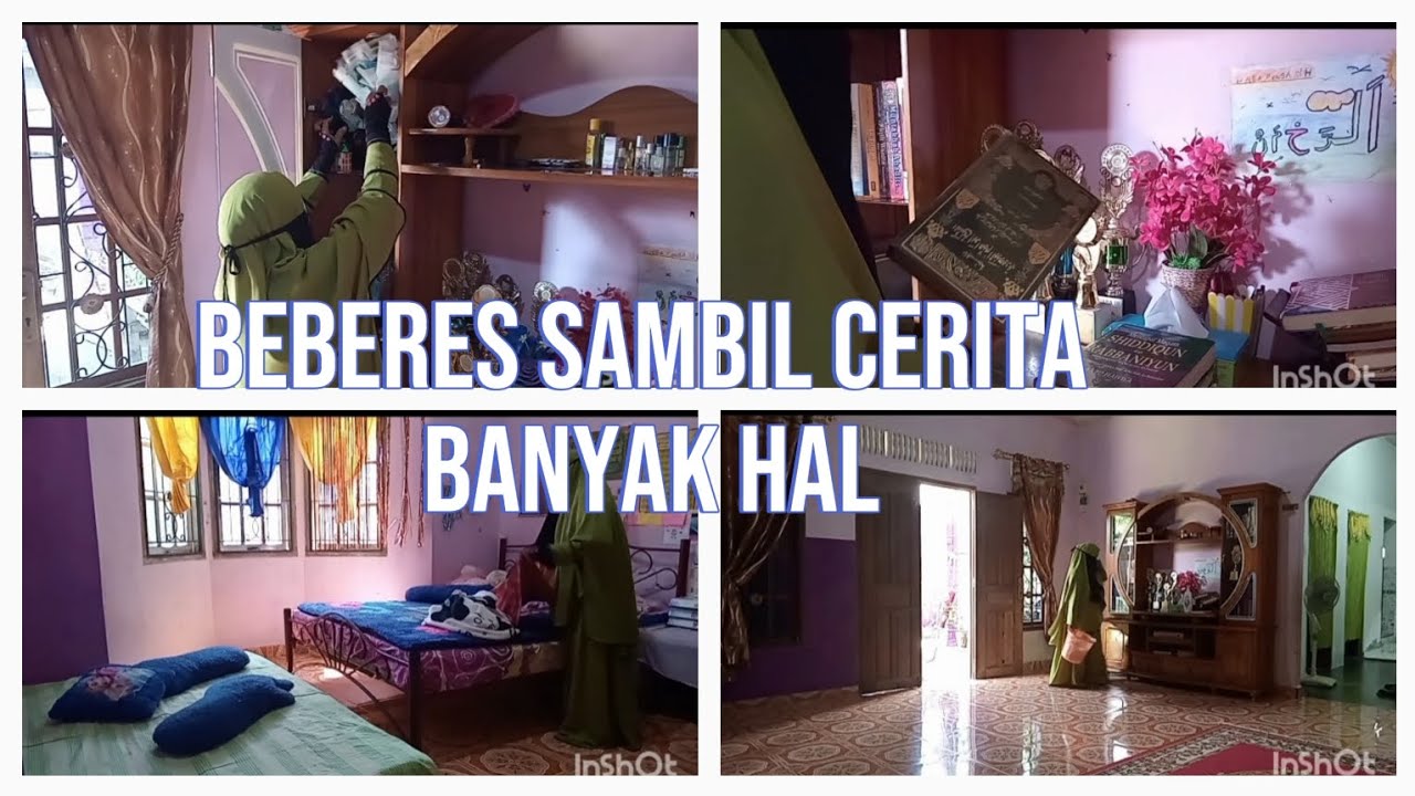 Beberes,lemari dan semua ruangan,sambil cerita banyak Hal.#kegiatandirumahaja#