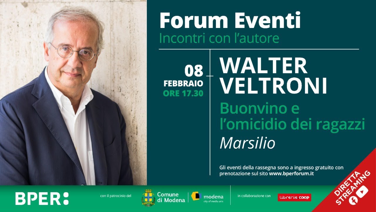 Walter Veltroni - Buonvino e l'omicidio dei ragazzi