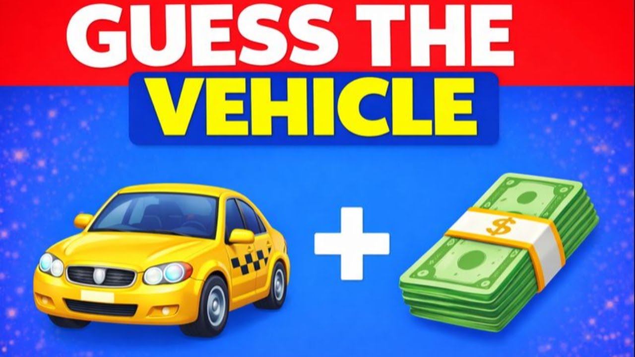🚕 + 💵 = ? | Guess the Vehicle Emoji Challenge | EcoQuiz