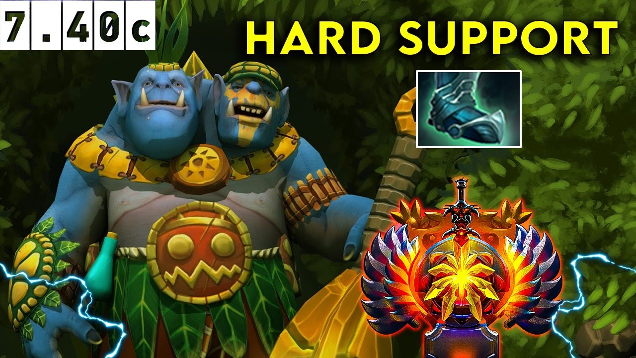 Ogre Magi 🔥 Immortal Hard Support - Dota 2 Patch 7.40c Pro Pub Full Gameplay