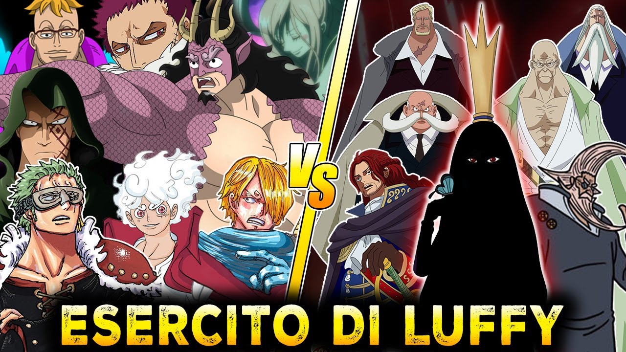 L'esercito di Luffy per la GUERRA FINALE in ONE PIECE