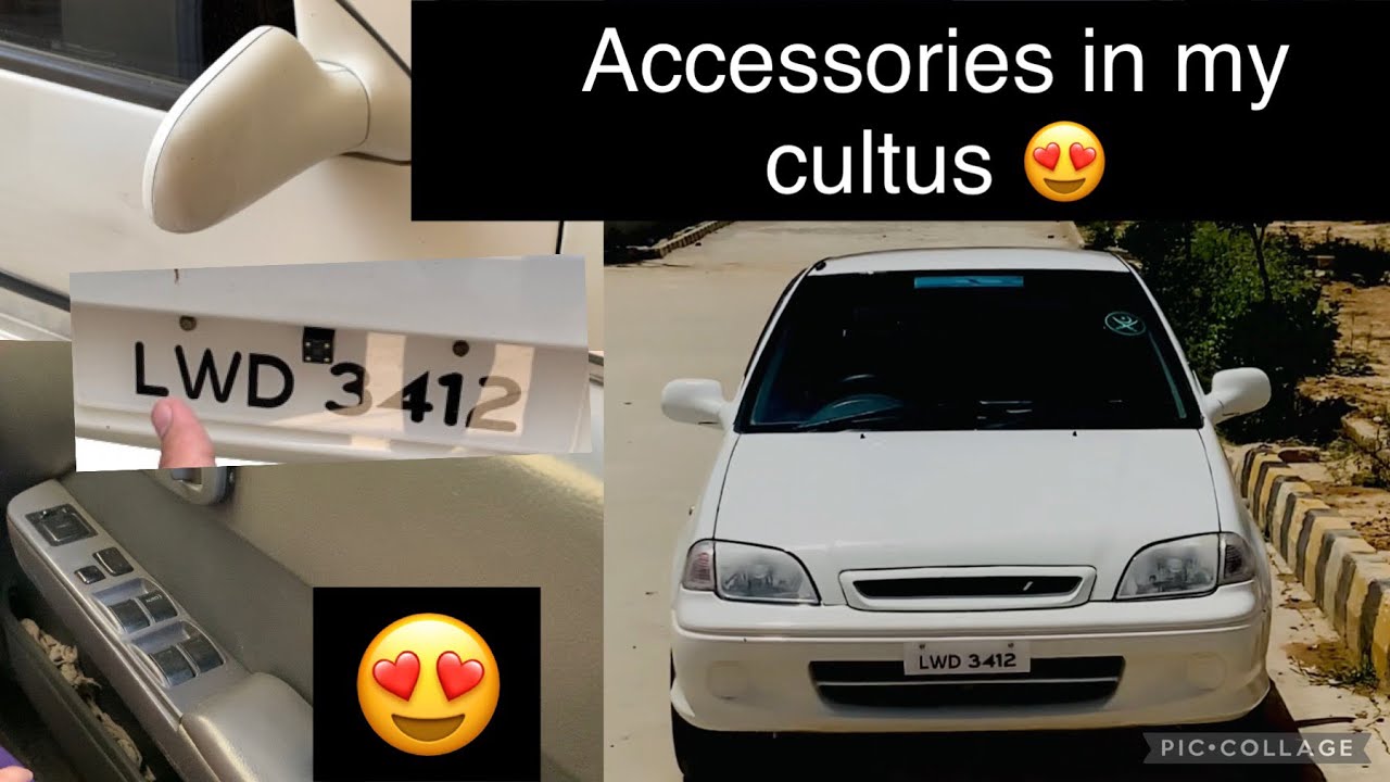 My Most Favourite Accessories In My Cultus 😍