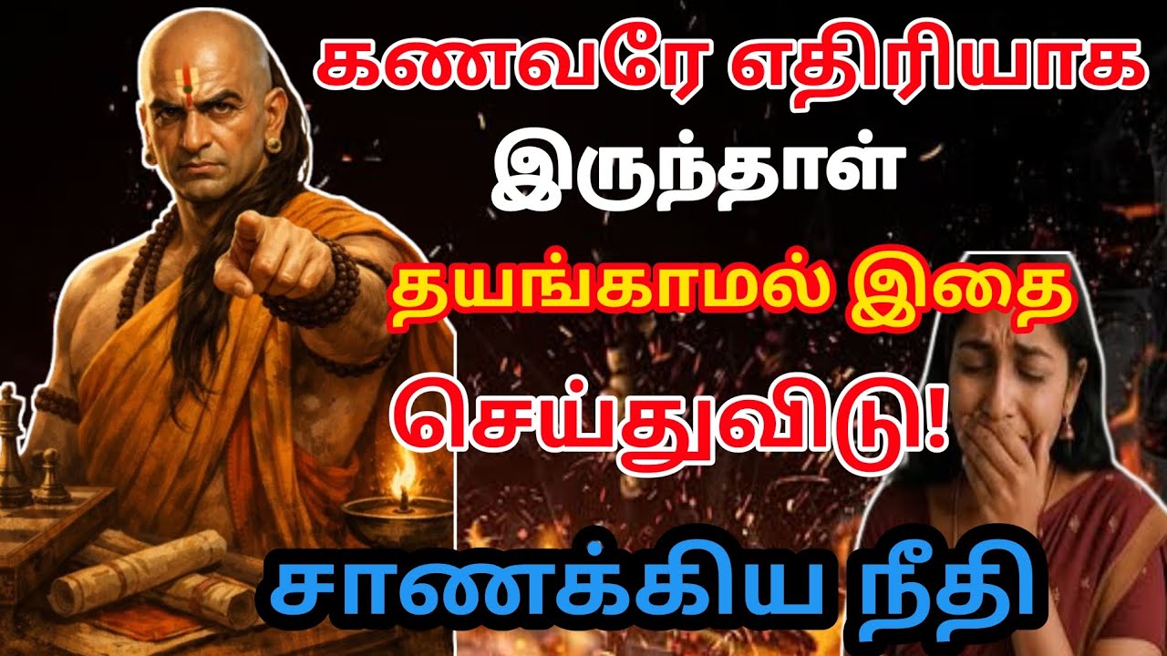 😥“கணவர் உன் எதிரியாக இருந்தால்… சாணக்கியர் சொன்ன உண்மை!” |அமைதியா ஜெயிக்கலாம்! #சாணக்கியநீதி 