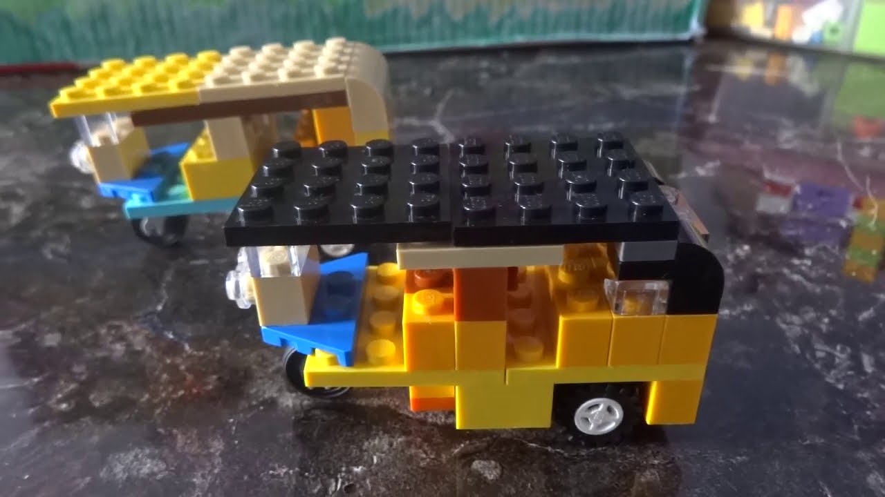 My idea for Lego cars 10715 ( Auto Rickshaw )