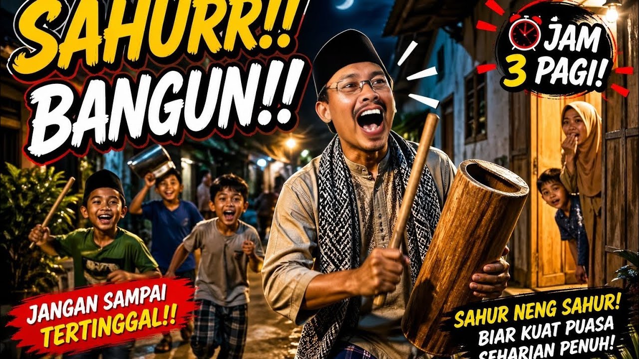 SAHUR NENG SAHUR @JuhanaTitik #ramadhan #sahur #lagureligi #kampung #sahurnengsahur 