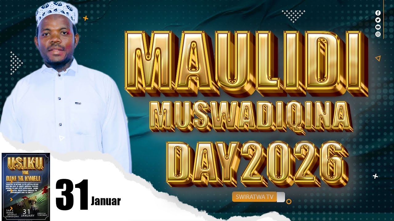 🔴#live:HADHARA YA MAULIDI MADRASAT MUSWADIQINA ,UNGUJA ZANZIBAR