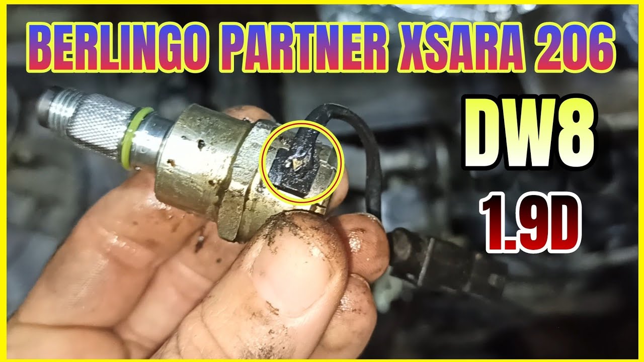 Pérdida De Gasoil Por Bomba De Inyección Motor DW8 Válvula De Avance
