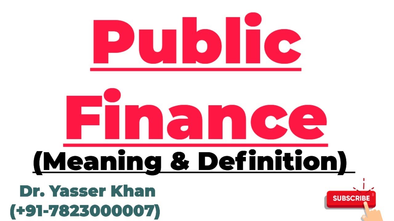 Public Finance | Meaning Of Public Finance | Definition Of Public Finance | Economics | CUET UGC NET