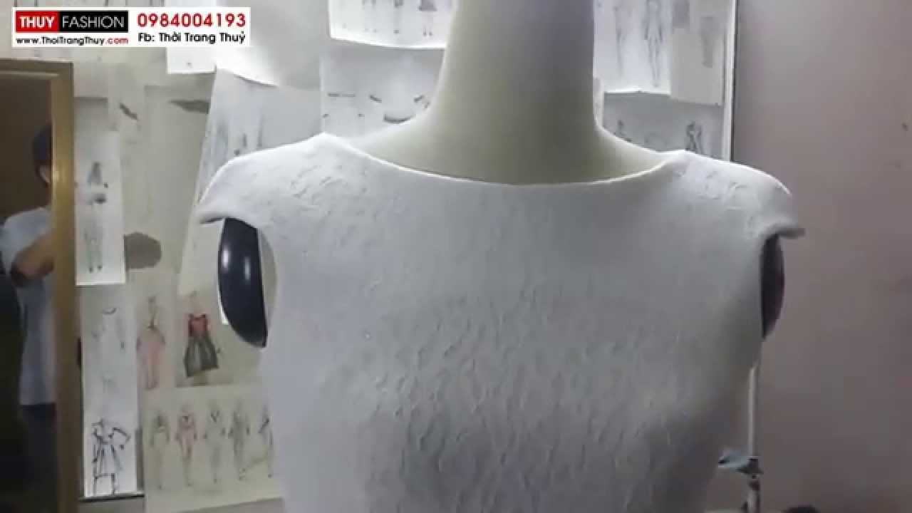 Hướng dẫn may vai bám cong - Sewing shoulder dress (P1)