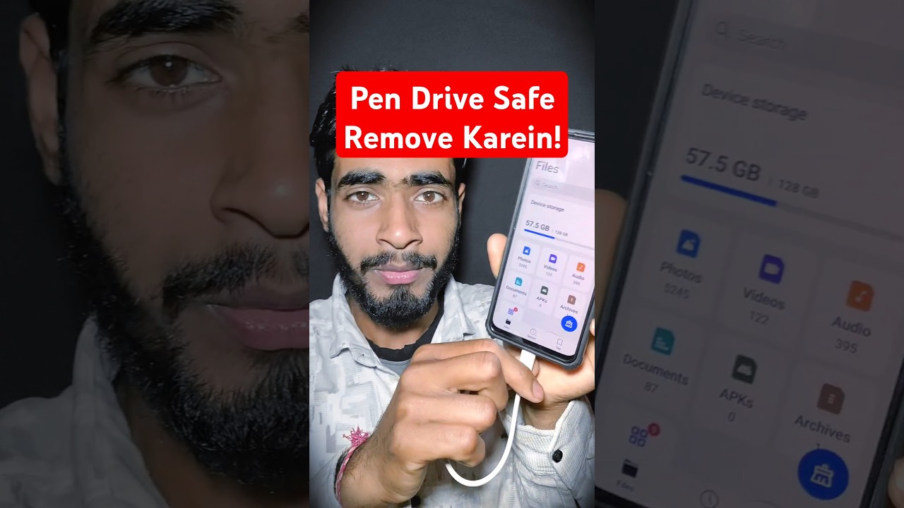 Pen Drive Ko Safely Remove Kaise Karein? Mobile Se Data Loss Avoid Karne Ka Best Tarika! 💾📱 