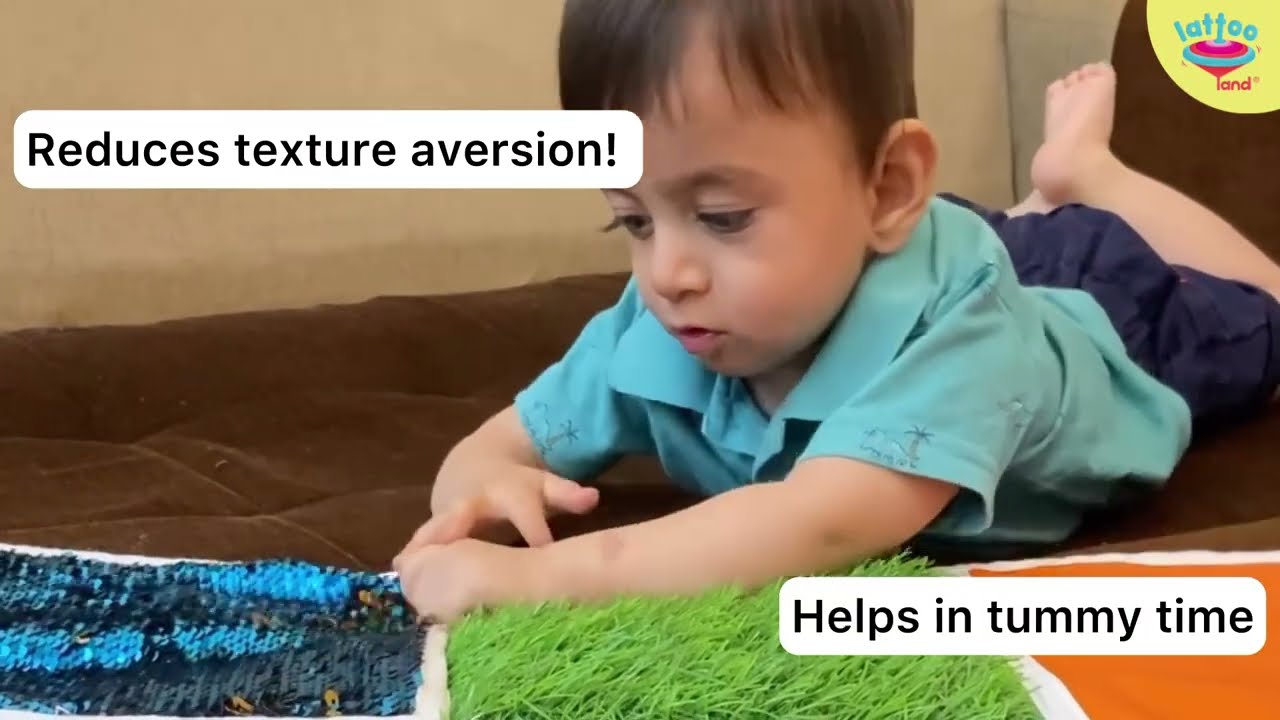 Best Sensory Play Mat for Baby Brain Development | Boost Visual & Tummy Time - Lattooland
