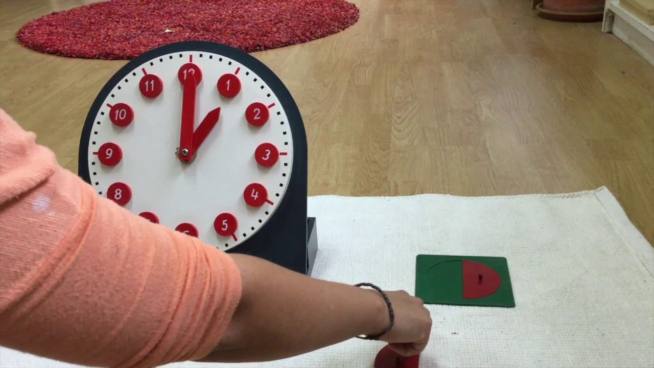 El reloj Montessori.