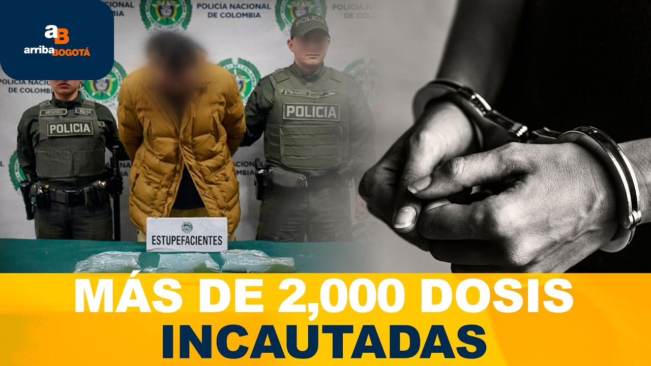 Peligroso TR4FIC4NTE DE DR0GAS capturado en Bosa | CityTv | ArribaBogotá