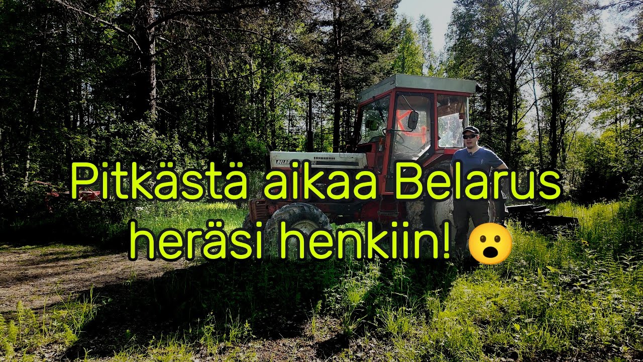 Traktori heräsi henkiin! Belarus 525 ja minä vs. ojan penkka 😅