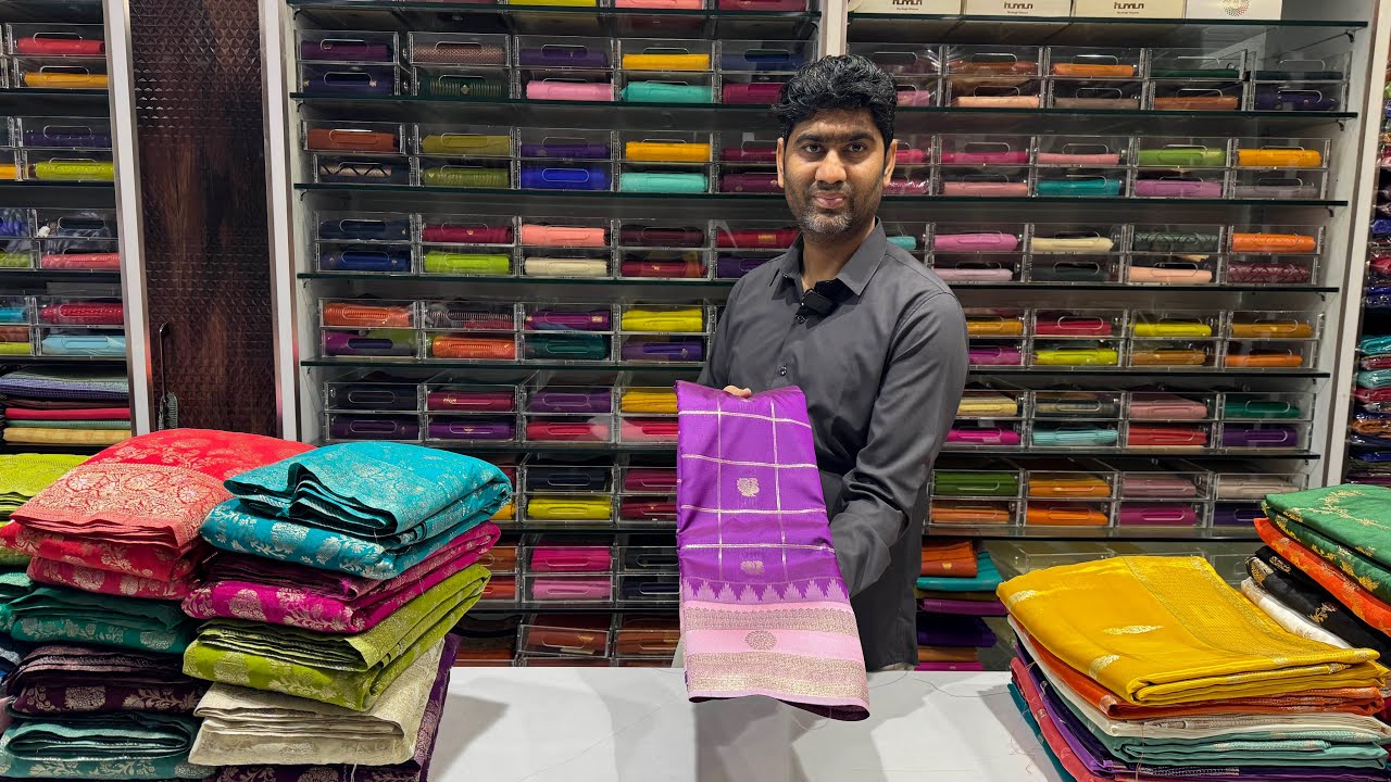 Exclusive Banarasi Saree Collections from Anand Deep Fashion Rajajinagar |Biggest Showroom Bangalore