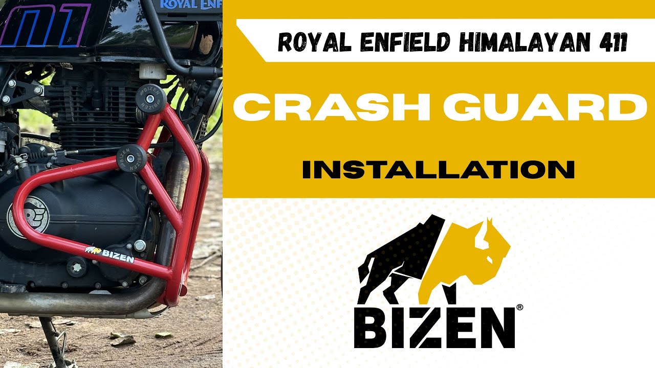 Installation Video for Bizen Himalayan 411 crash guard. 