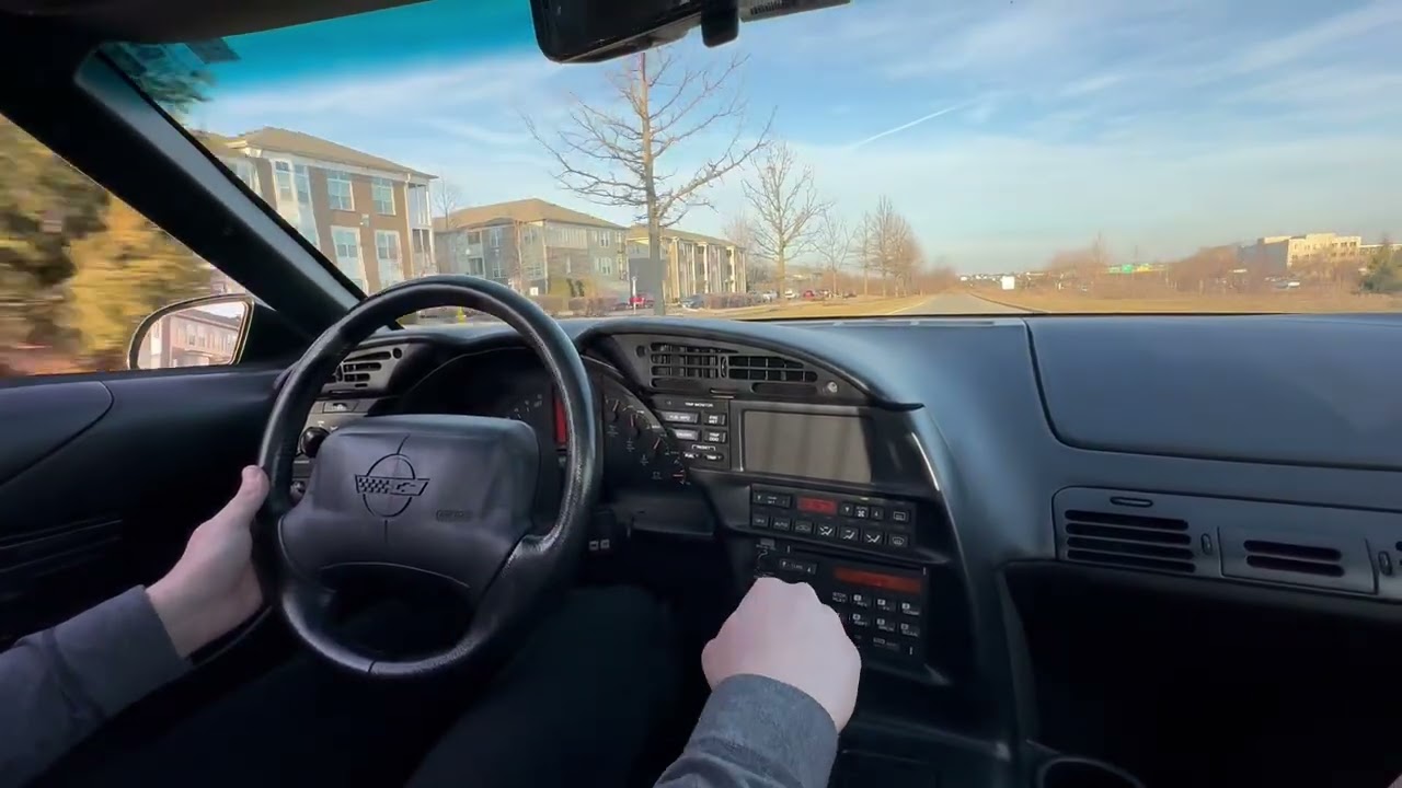 1995 Corvette Interior View Driving HD