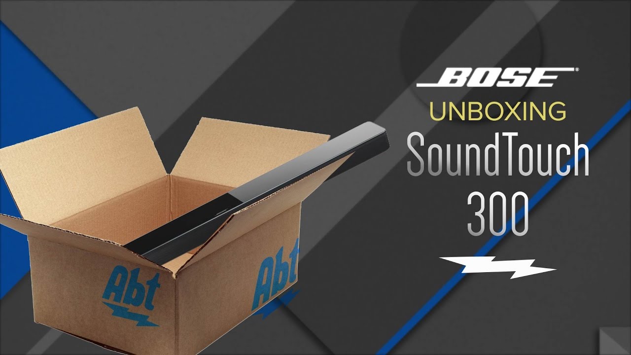 Unboxing: Bose SoundTouch 300 Soundbar Speaker - 767520-1100