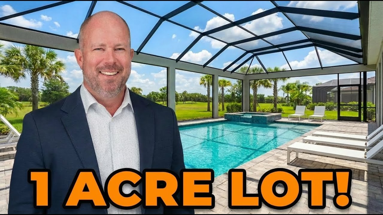 MASSIVE 1-Acre Tampa Florida Homes For Sale with Resort-Style Pools! [Creek Ridge Preserve FL]