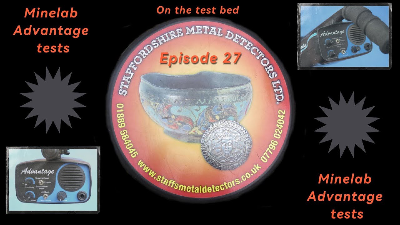 MINELAB ADVANTAGE METAL DETECTOR TESTS