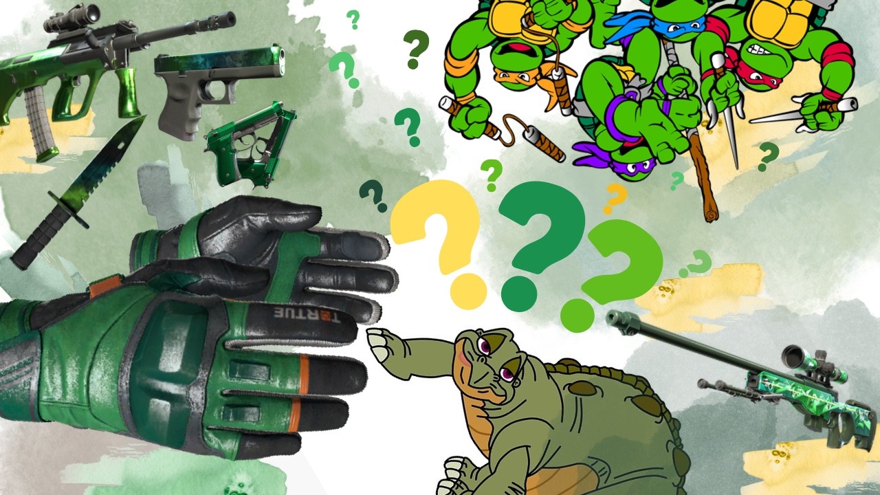 Moto Gloves Turtle ★ Combos / Green Loadout