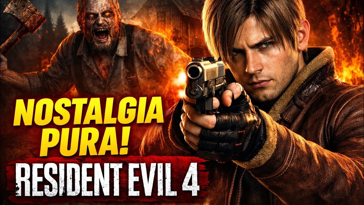 REJOGANDO RESIDENT EVIL 4 EM 2026… QUE OBRA-PRIMA!
