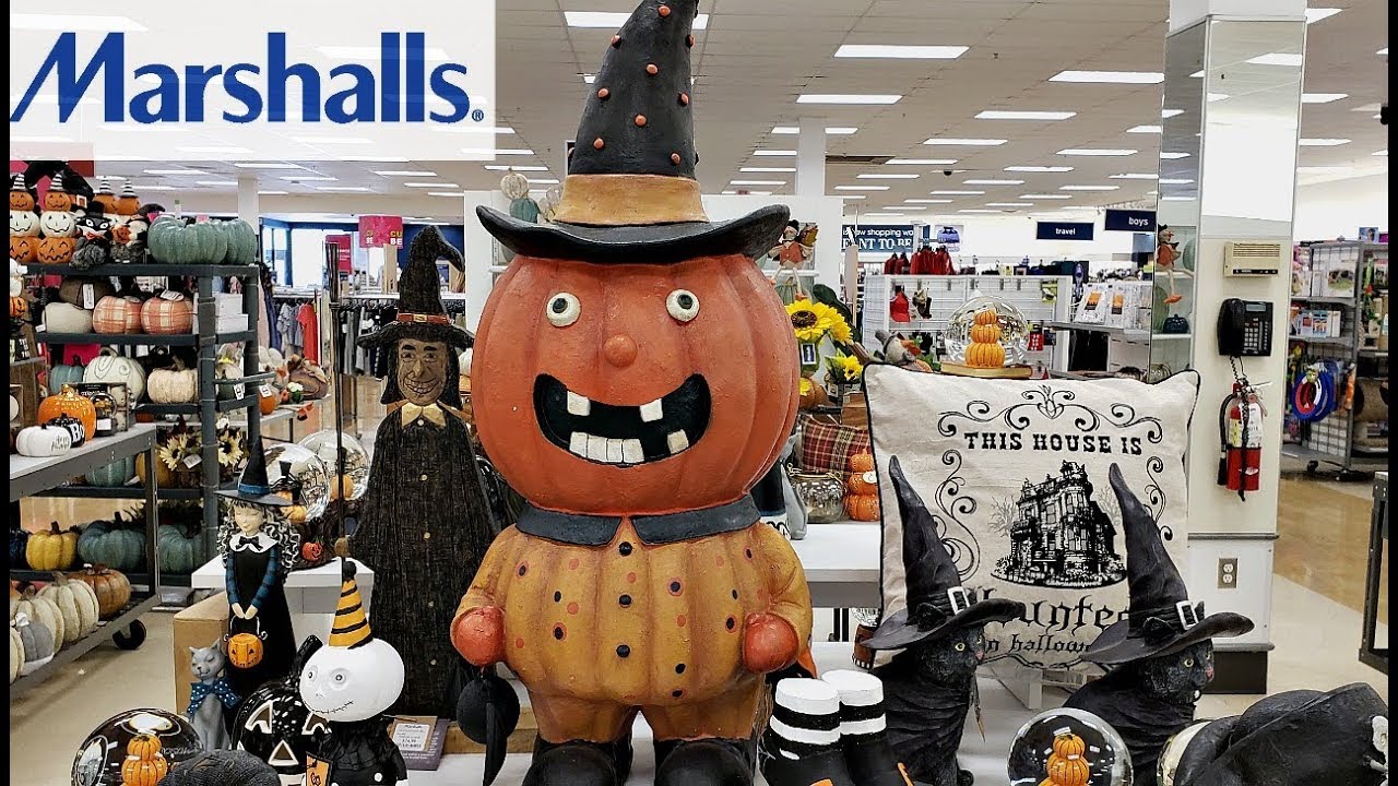 SHOP WITH ME! MARSHALLS HALLOWEEN FALL DECOR 2018