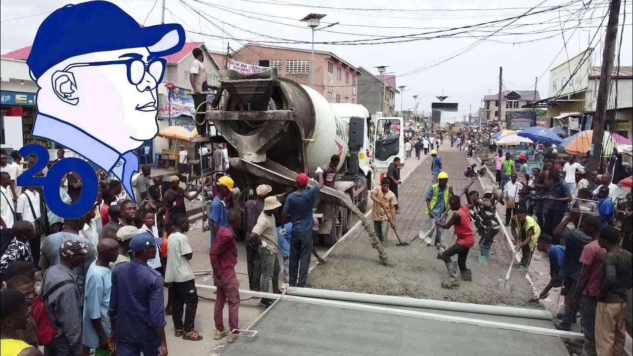 7/12 BÉTON A KIMBASEKE DOKOLO CIMETIÈRE FINITION 1ere PARTIE N° 20 TOUJOURS