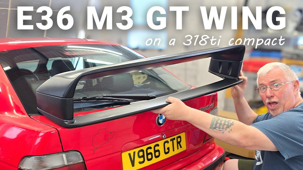How to Fit a BMW E36 GT Wing on a Compact 318ti | DIY LTW Spoiler Install Guide | 009