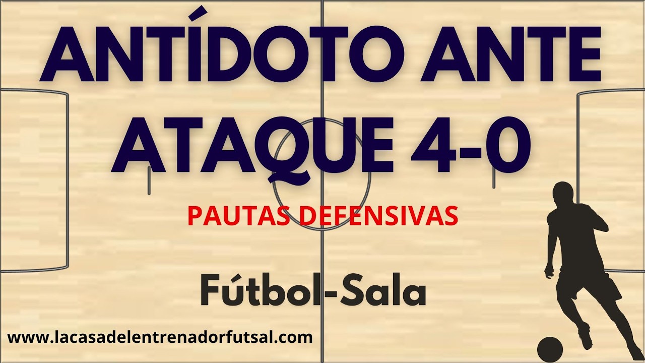 Cómo Defender el Sistema 4-0 en Fútbol Sala | 3 Claves + Tareas de Entrenamiento