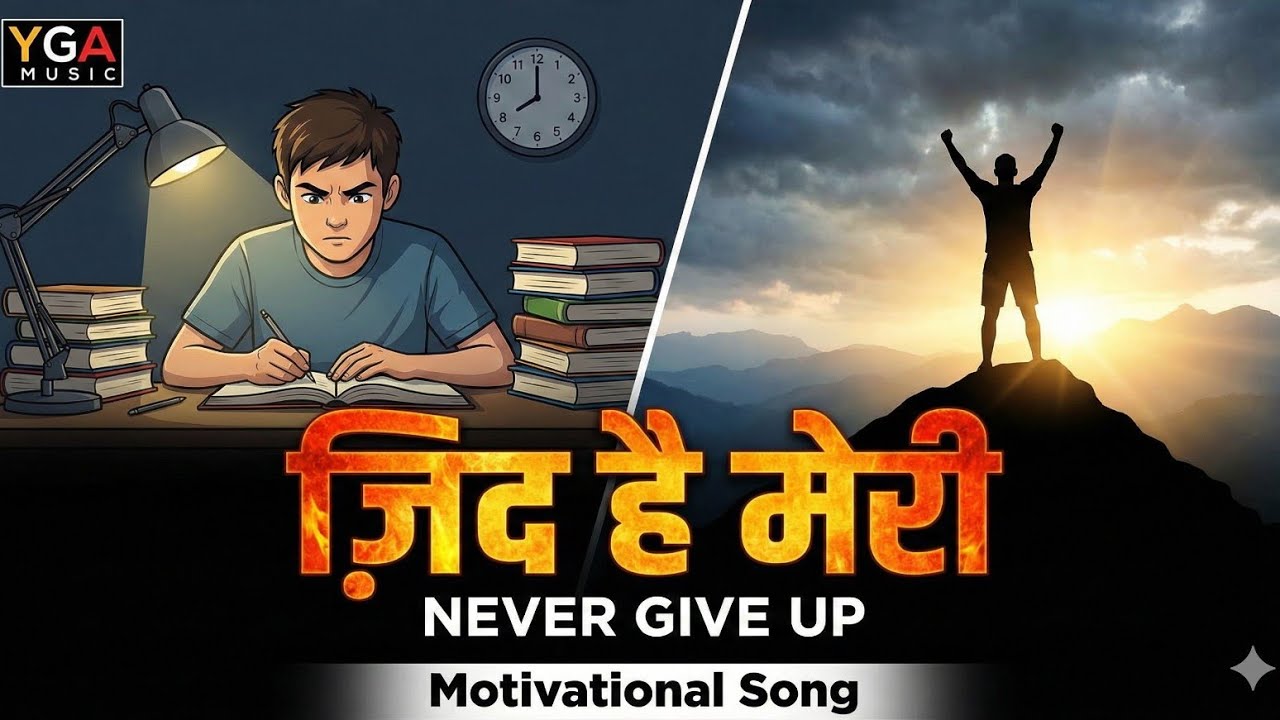 ज़िद्द है मेरी - Best Motivational Song for Students | Never Give Up Anthem