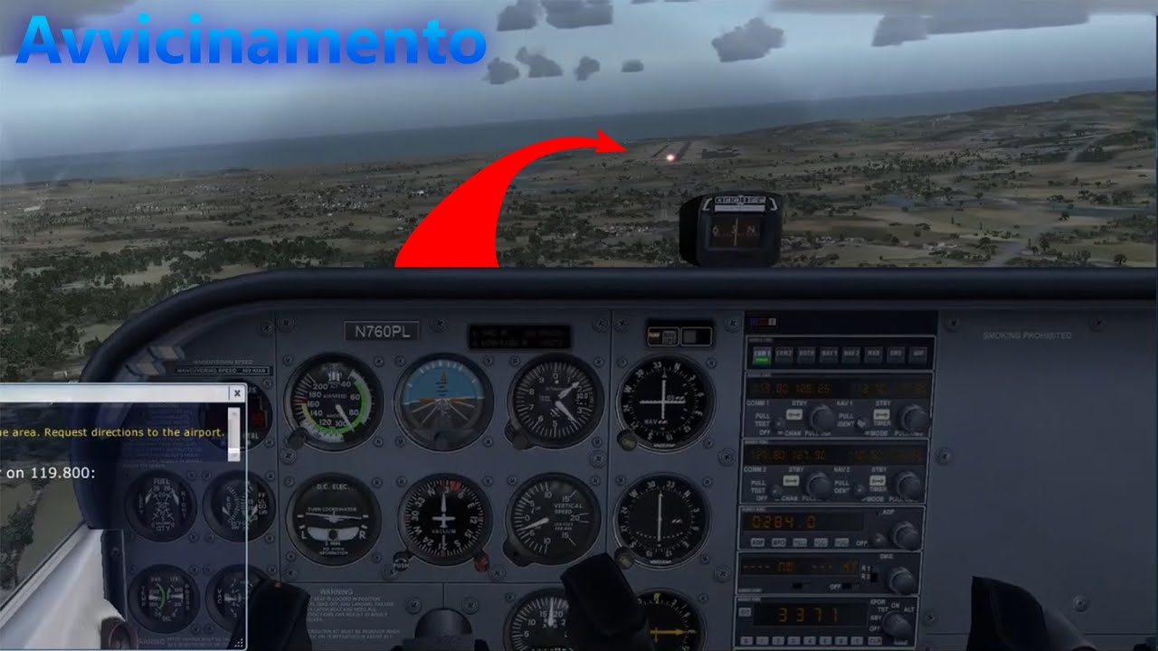 Flight School: Cessna 172 - avvicinamento