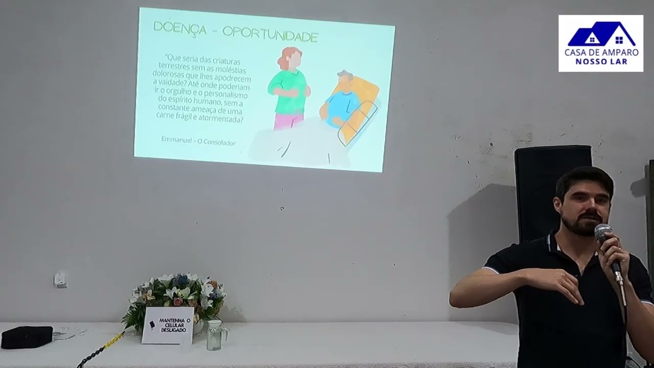 02/10/2025 - Saúde mental e espiritismo, cuidando das dores da alma - Expositor: Lucas Gervásio