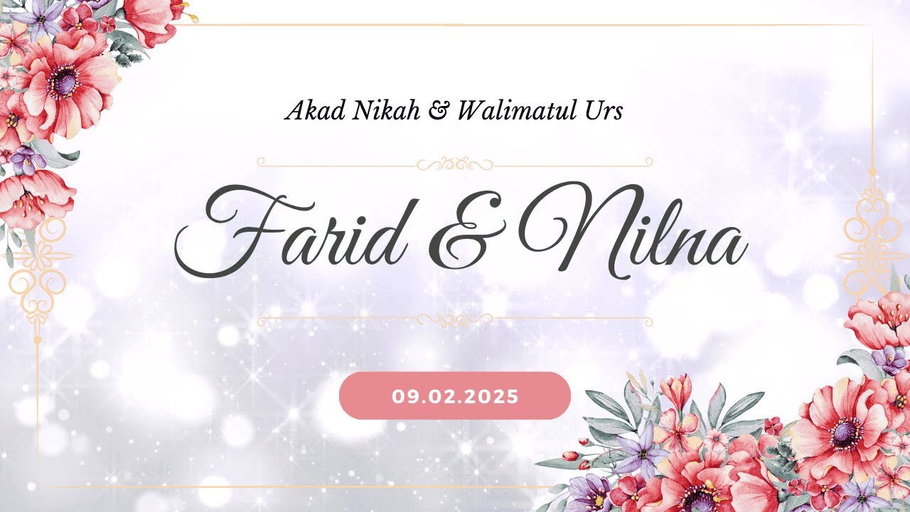 🔴 LIVE  AKAD NIKAH GUS FARID Dan NING NILNA