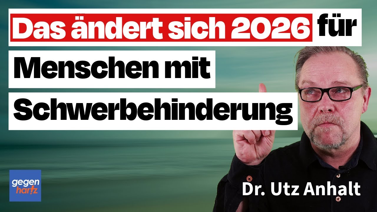Schwerbehinderung: Das ändert sich 2026 für schwerbehinderte Menschen