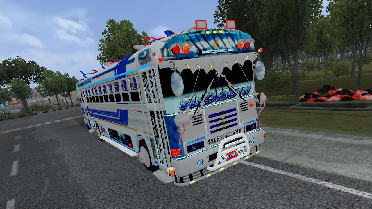 nuevo mod blue Bird Elizabeth ruta 203 para bus simulator indonesia