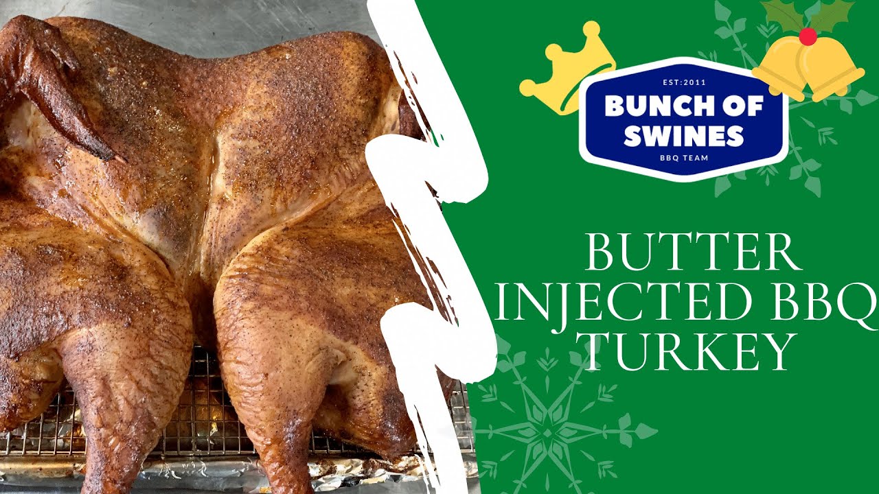 Our 3hr Smoked BBQ Turkey - Butter Injected, not brined, Perfect for Christmas or Thanksgiving