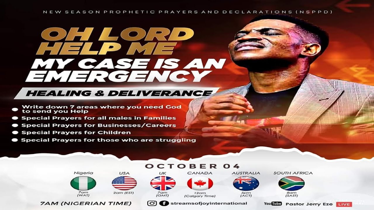 OH LORD HELP ME || MY CASE IS AN EMERGENCY || HEALING & DELIVERANCE SERVICE || - 4th October 2022