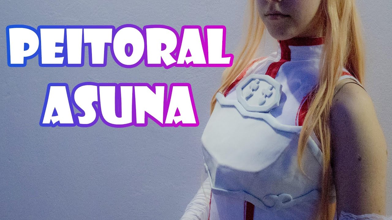 Peitoral Asuna SAO - Worbla / E.V.A. - Tutorial Cosplay (explicativo) - Como fazer